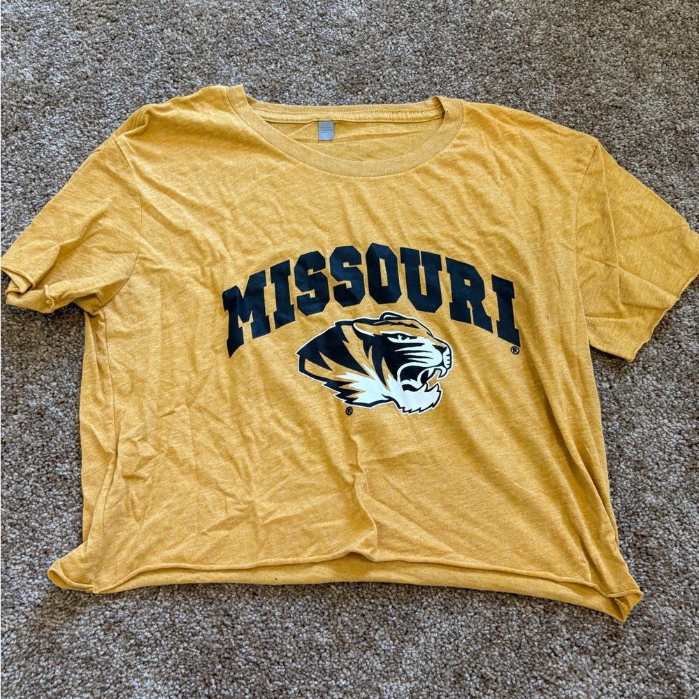 Missouri Tigers Gold Short Sleeve Tee
